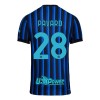 Men's PAVARD #28 Inter Milan Home Authentic Soccer Jersey 2025/26