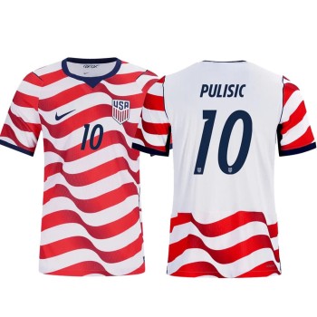 Men's Christian Pulisic #10 USA Home Match Authentic Jersey World Cup 2026 Men's Christian Pulisic #10 USA Home Match Authentic Jersey World Cup 2026
