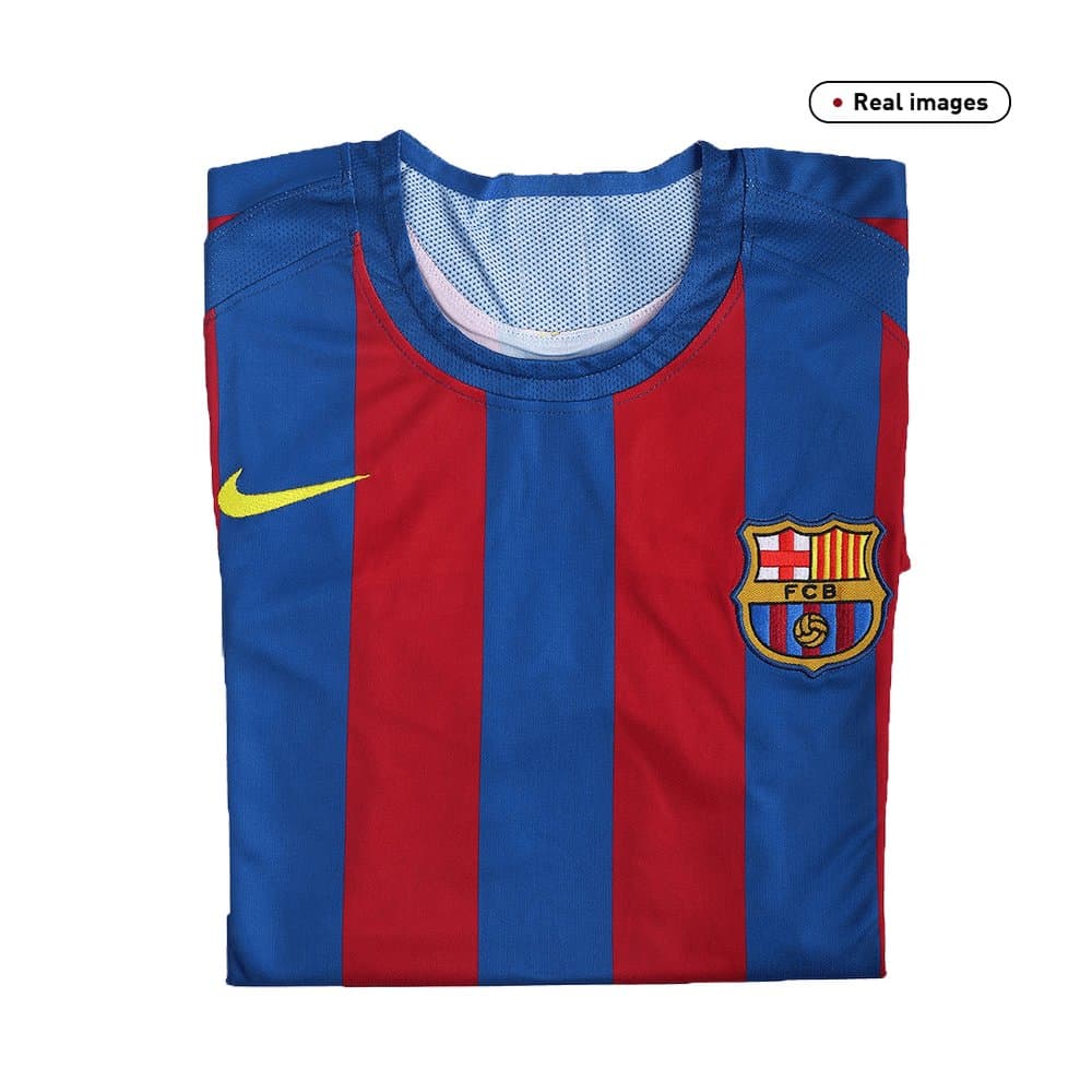 Men's MESSI #30 Barcelona Home Retro Soccer Jersey - UCL Final 2005/06 Men's MESSI #30 Barcelona Home Retro Soccer Jersey - UCL Final 2005/06