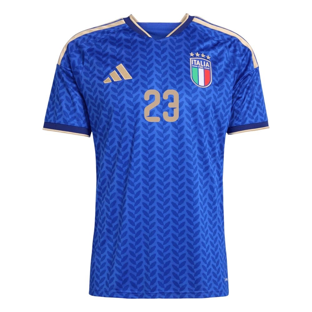 Men's BASTONI #23 Italy Home Replica Soccer Jersey World Cup 2026