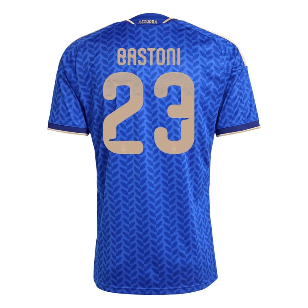 Men's BASTONI #23 Italy Home Replica Soccer Jersey World Cup 2026
