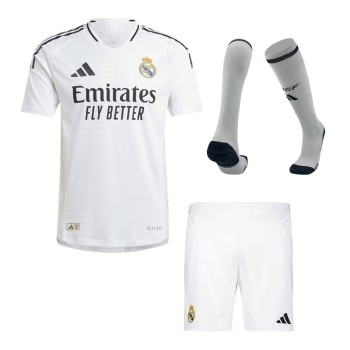 Men's Real Madrid Home Authentic Jersey Full Kit 2024/25 Men's Real Madrid Home Authentic Jersey Full Kit 2024/25