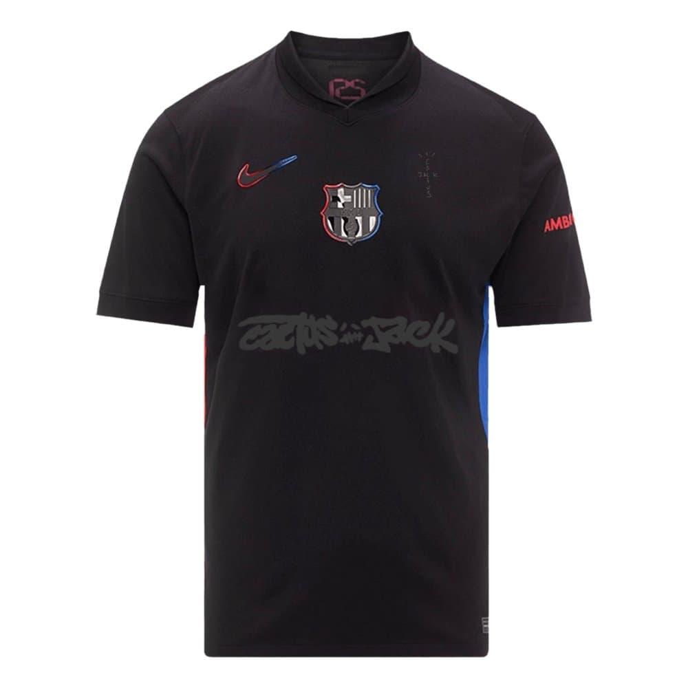Men's Barcelona X Travis Scott Away Replica Soccer Jersey 2024/25