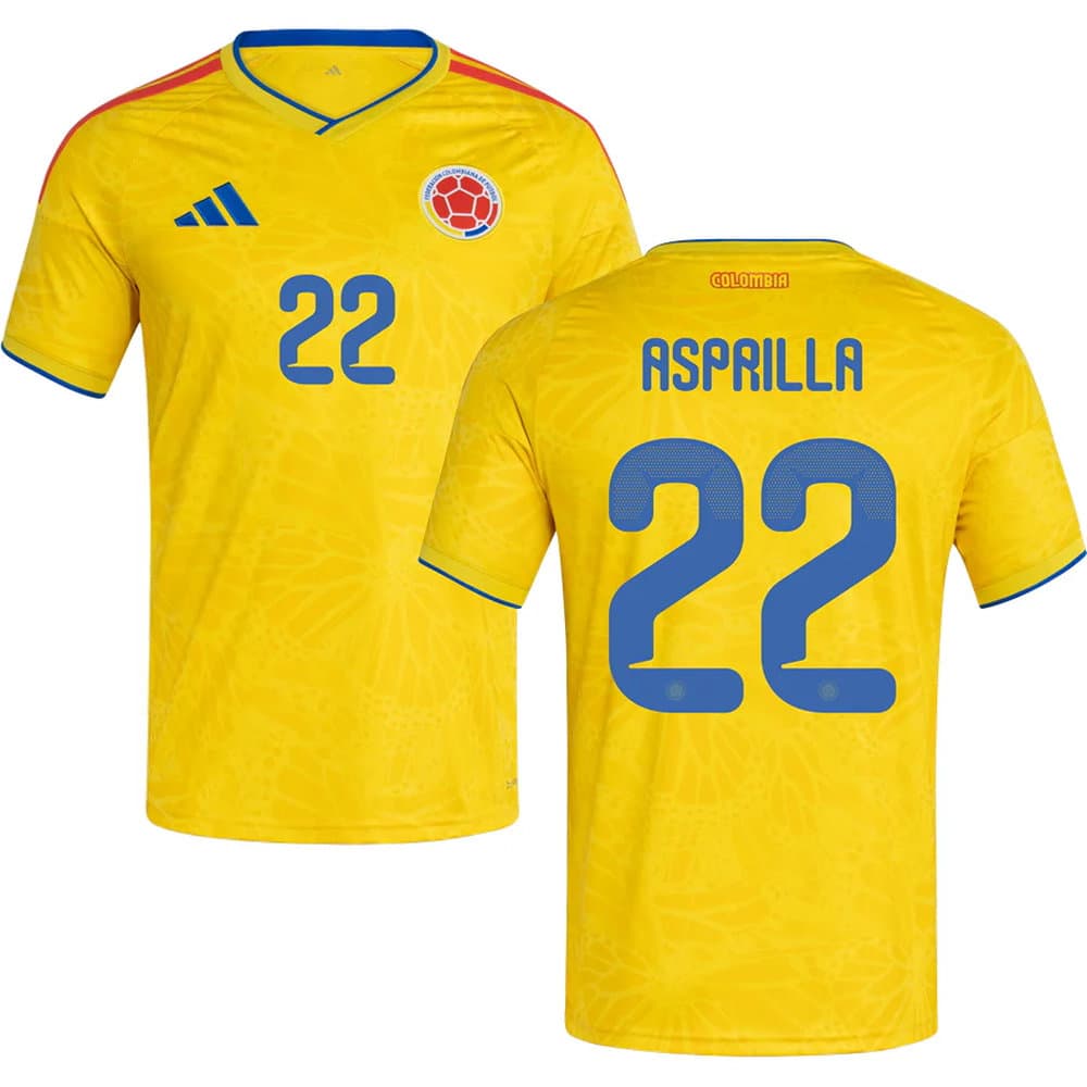 Men's ASPRILLA #22 Colombia Home Replica Jersey World Cup 2026 Men's ASPRILLA #22 Colombia Home Replica Jersey World Cup 2026