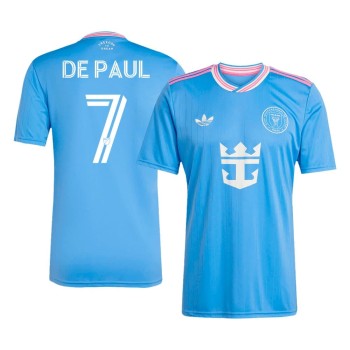 Men's DE PAUL #7 Inter Miami CF Third Away Replica Soccer Jersey 2025
