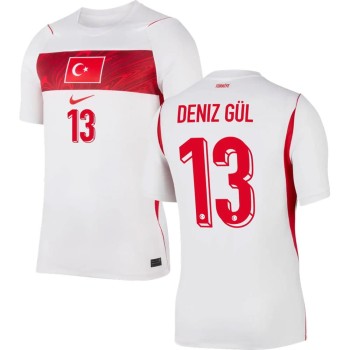 Kid's Deniz Gül #13 Turkey Away Replica Jersey World Cup 2026 Kid's Deniz Gül #13 Turkey Away Replica Jersey World Cup 2026
