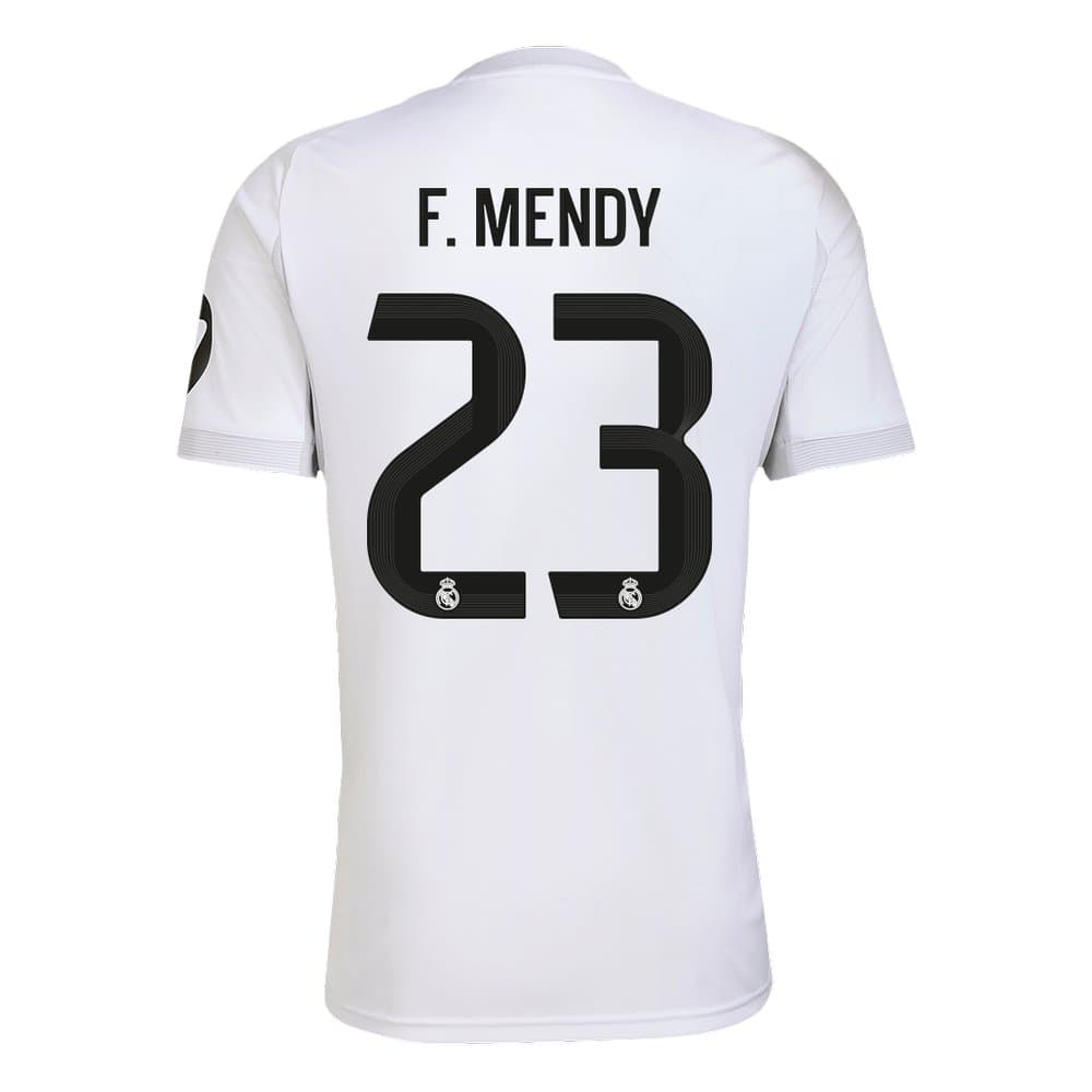 Men's F.MENDY #23 Real Madrid Home Replica Soccer Jersey 2025/26 Men's F.MENDY #23 Real Madrid Home Replica Soccer Jersey 2025/26