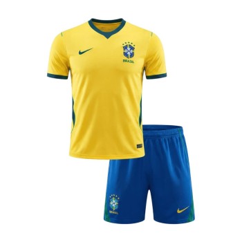 Kid's Brazil Home Soccer Jersey Kit World Cup 2026