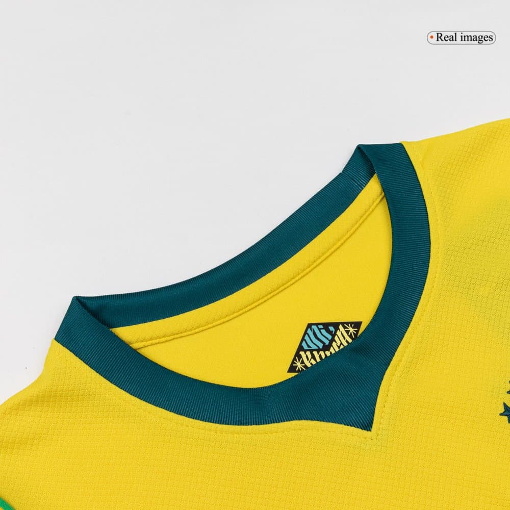 Kid's Brazil Home Soccer Jersey Kit World Cup 2026