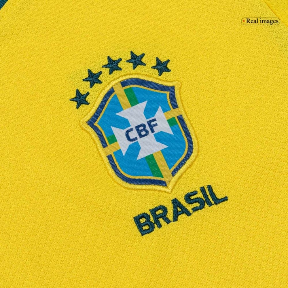Kid's Brazil Home Soccer Jersey Kit World Cup 2026