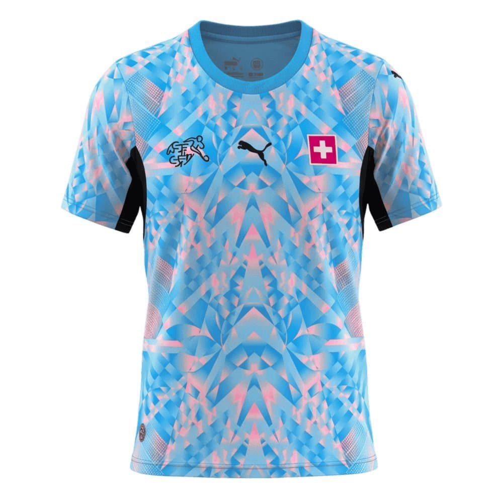 Men's Switzerland Goalkeeper Replica Soccer Jersey World Cup 2026 Men's Switzerland Goalkeeper Replica Soccer Jersey World Cup 2026