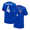 Men's UPAMECANO #4 France Home Replica Soccer Jersey 2024 Men's UPAMECANO #4 France Home Replica Soccer Jersey 2024