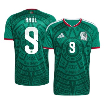 Men's RAÚL #9 Mexico Home Replica Soccer Jersey World Cup 2026