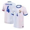 Men's UPAMECANO #4 France Away Replica Soccer Jersey 2024 Men's UPAMECANO #4 France Away Replica Soccer Jersey 2024