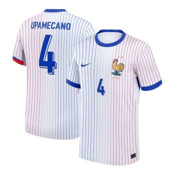 Men's UPAMECANO #4 France Away Replica Soccer Jersey 2024 Men's UPAMECANO #4 France Away Replica Soccer Jersey 2024