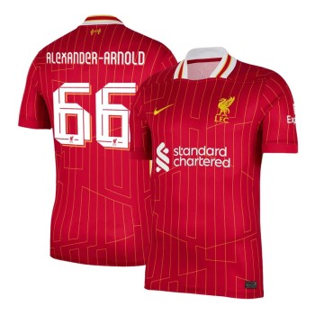 Men's ALEXANDER-ARNOLD #66 Liverpool Home Replica Soccer Jersey - UCL 2024/25 Men's ALEXANDER-ARNOLD #66 Liverpool Home Replica Soccer Jersey - UCL 2024/25