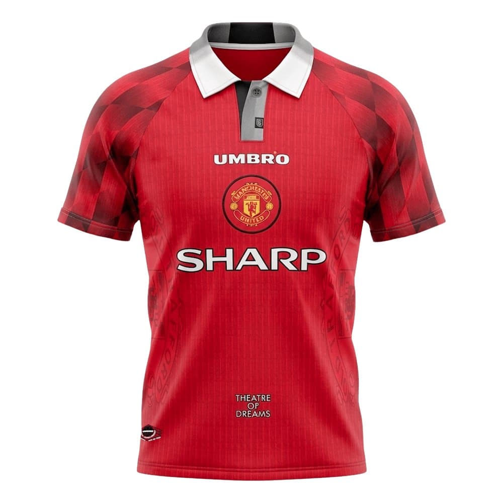 Men's Manchester United Home Retro Soccer Jersey 1996/97
