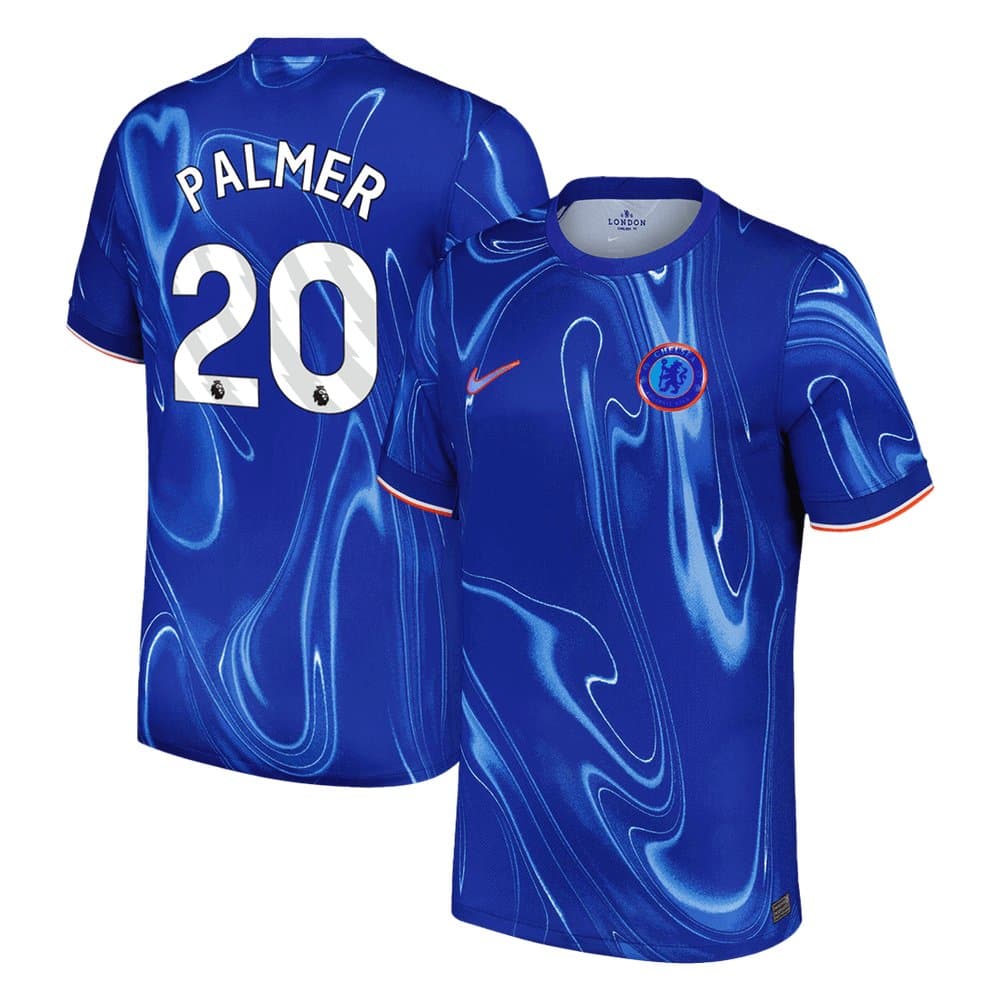 Men's PALMER #20 Chelsea Home Replica Soccer Jersey 2024/25 Men's PALMER #20 Chelsea Home Replica Soccer Jersey 2024/25