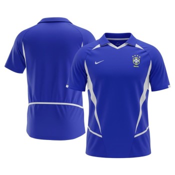 Men's Brazil Away Retro Soccer Jersey 2002