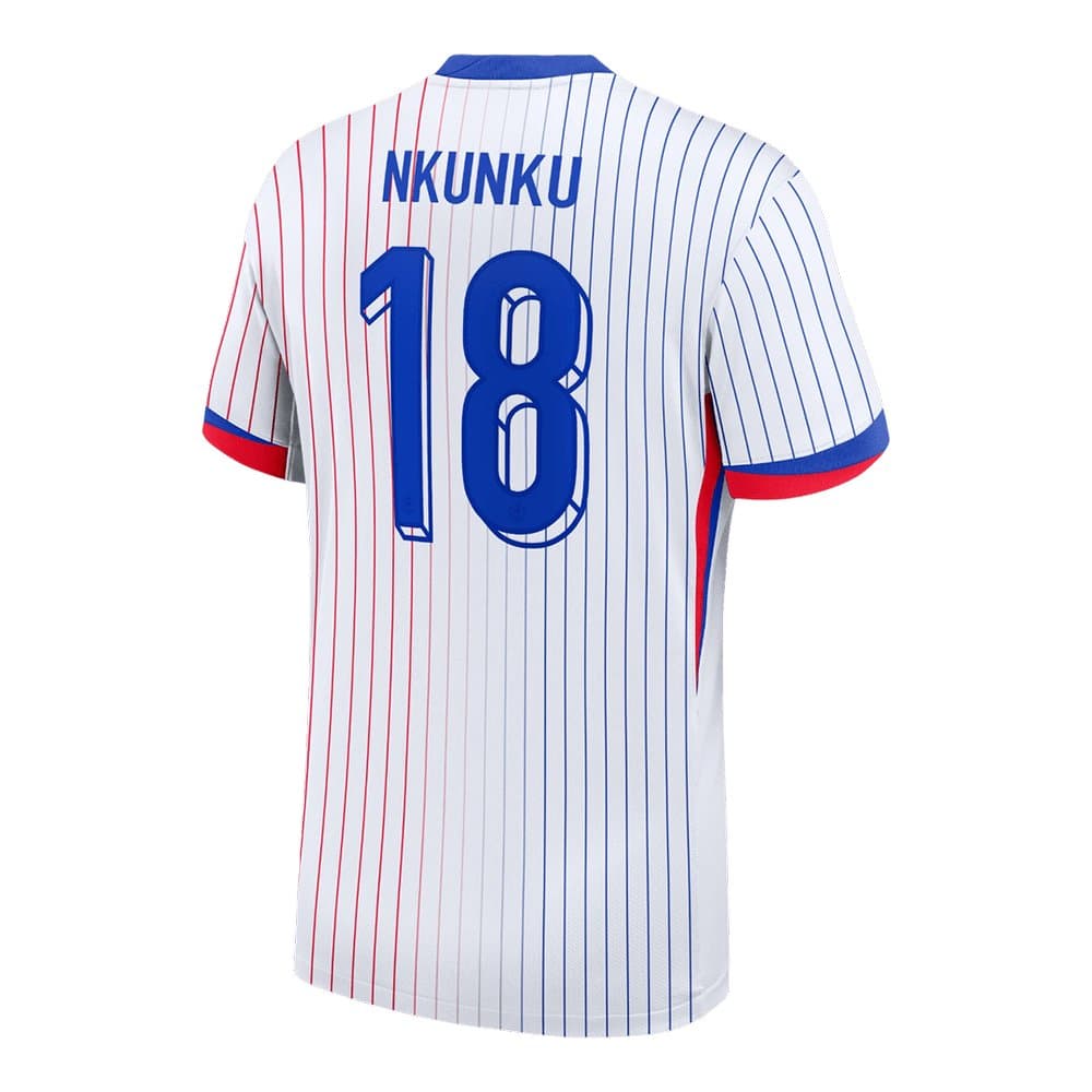 Men's NKUNKU #18 France Away Replica Soccer Jersey 2024