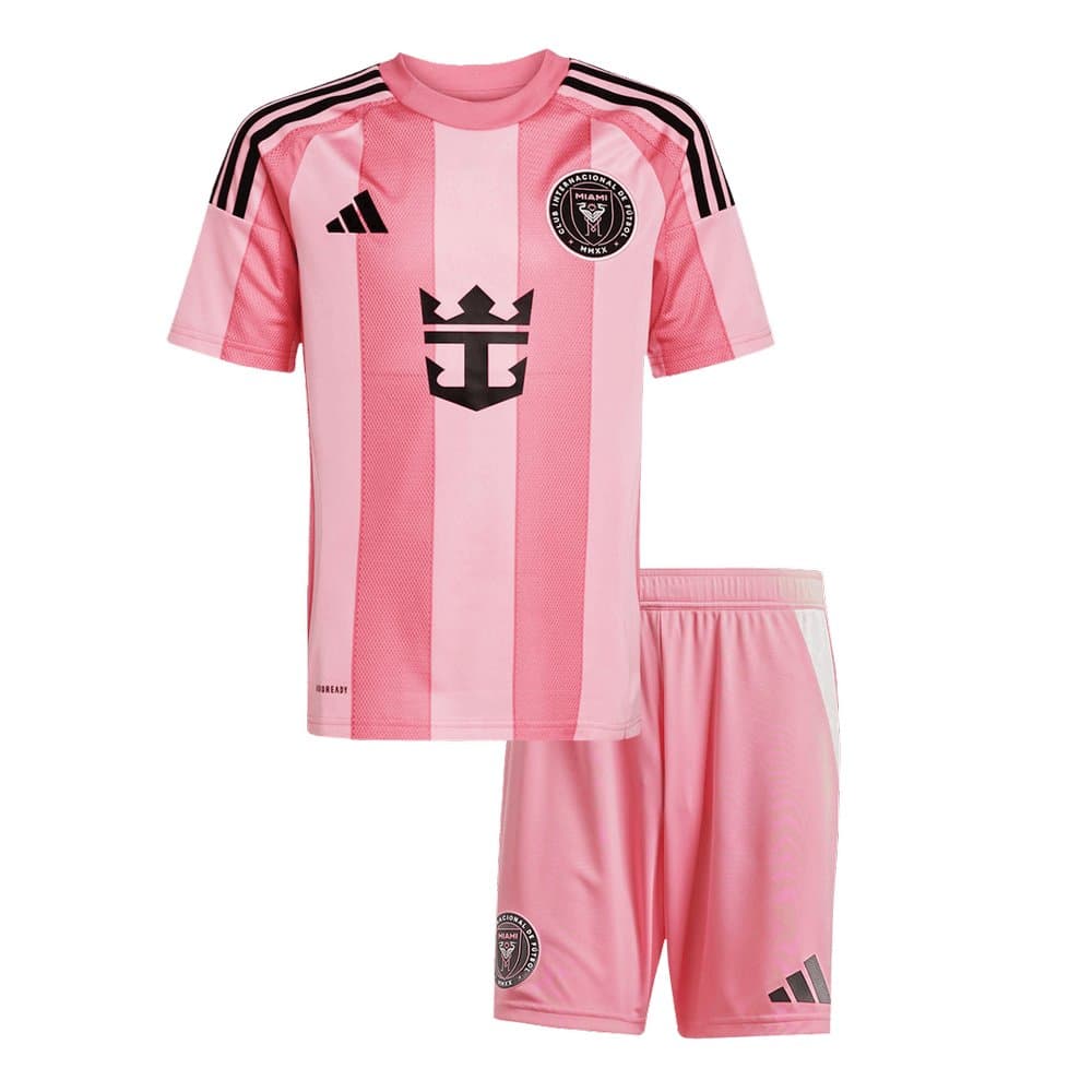 Kid's Inter Miami CF Home Soccer Jersey Kit 2025 Kid's Inter Miami CF Home Soccer Jersey Kit 2025