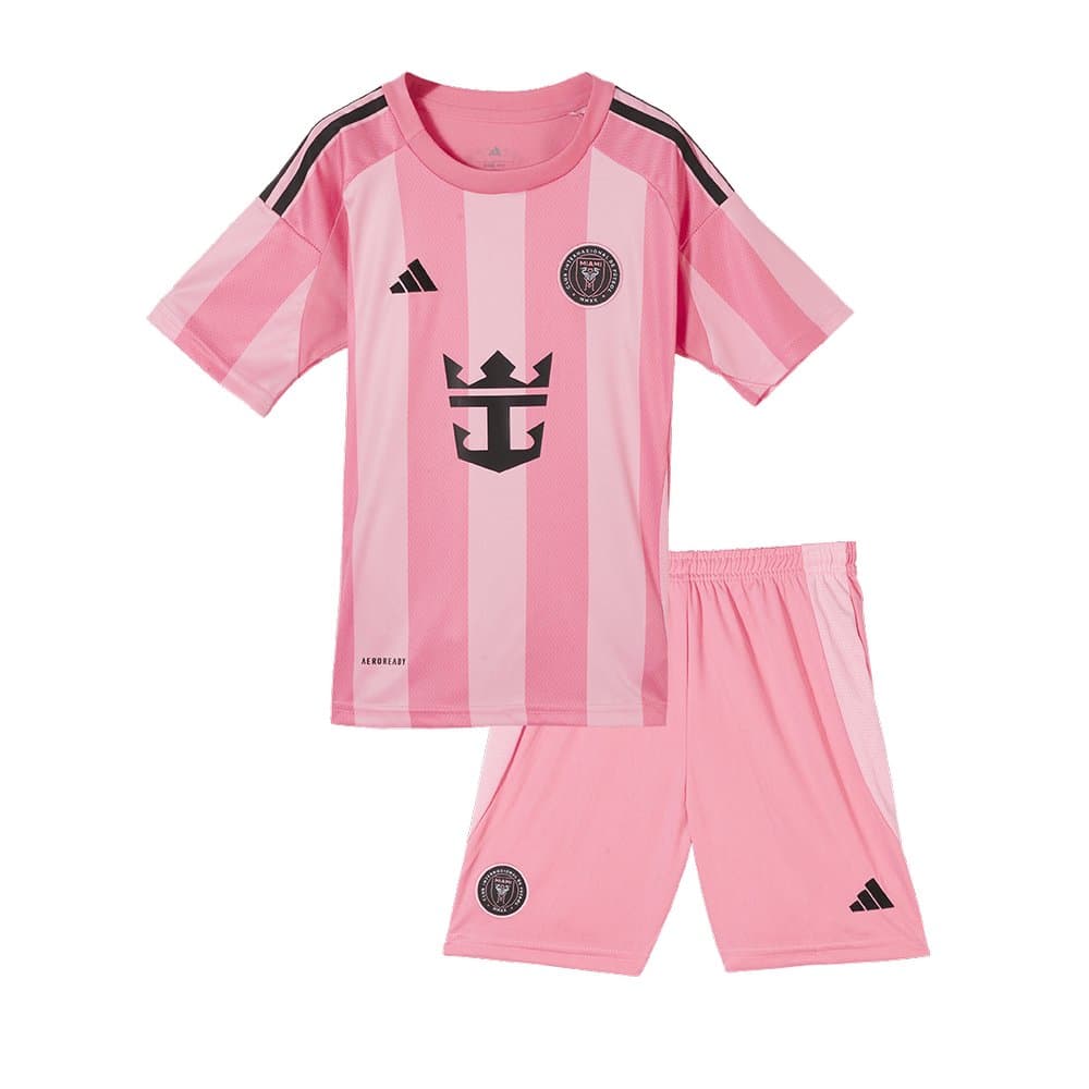 Kid's Inter Miami CF Home Soccer Jersey Kit 2025 Kid's Inter Miami CF Home Soccer Jersey Kit 2025