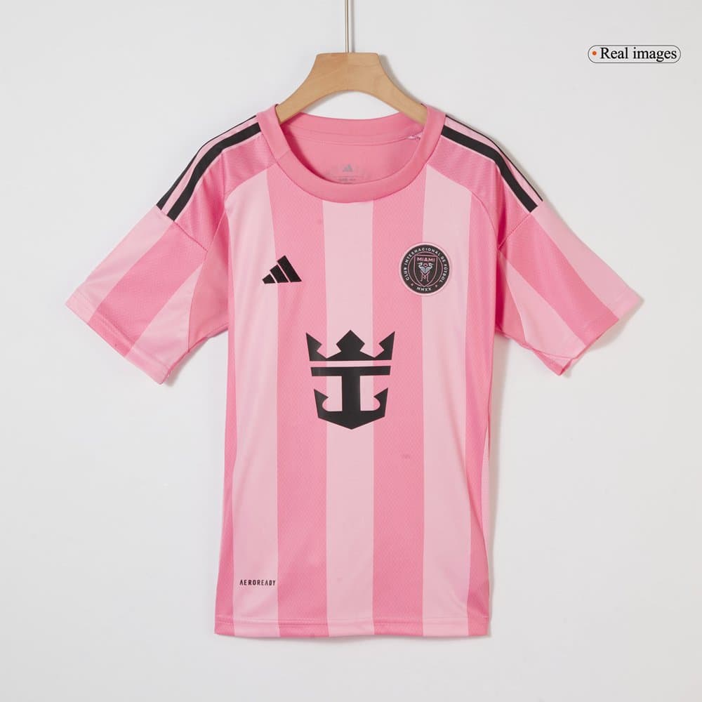 Kid's Inter Miami CF Home Soccer Jersey Kit 2025 Kid's Inter Miami CF Home Soccer Jersey Kit 2025