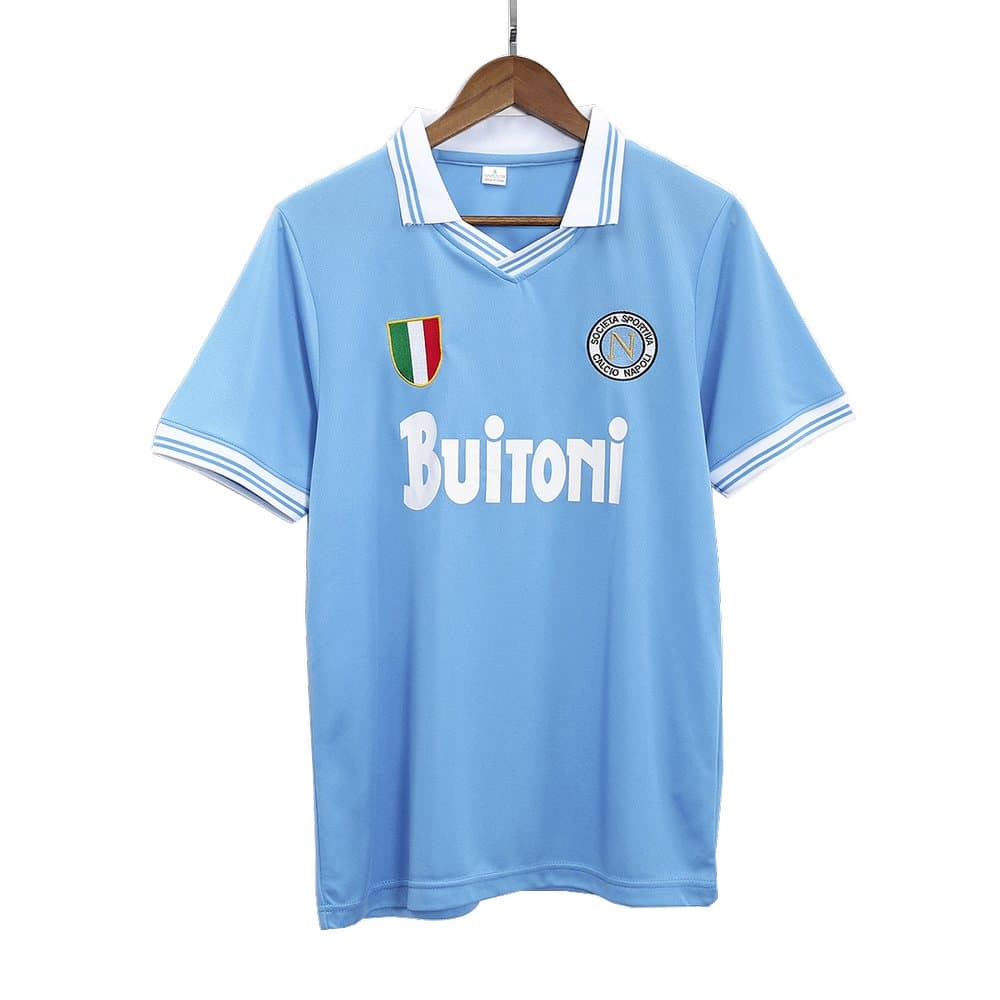 Men's Napoli Home Retro Soccer Jersey 1986/87