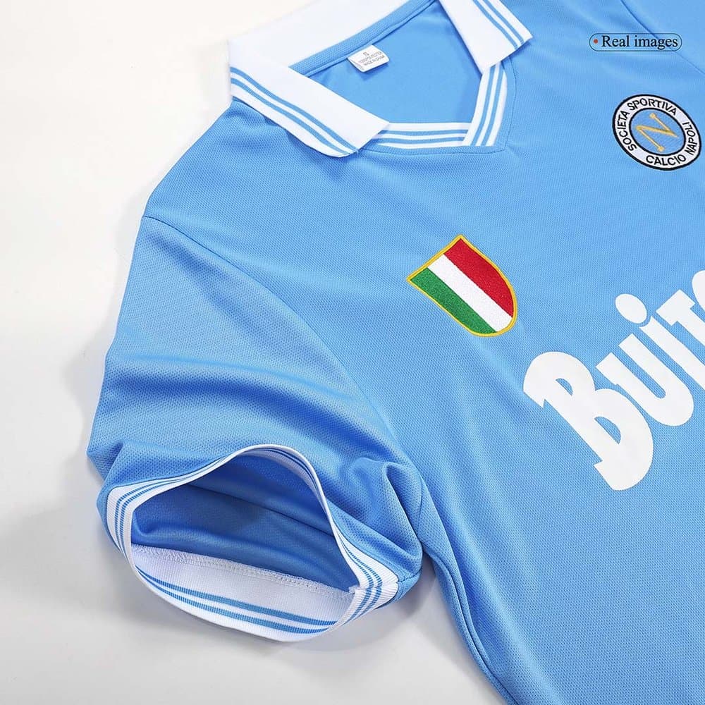 Men's Napoli Home Retro Soccer Jersey 1986/87