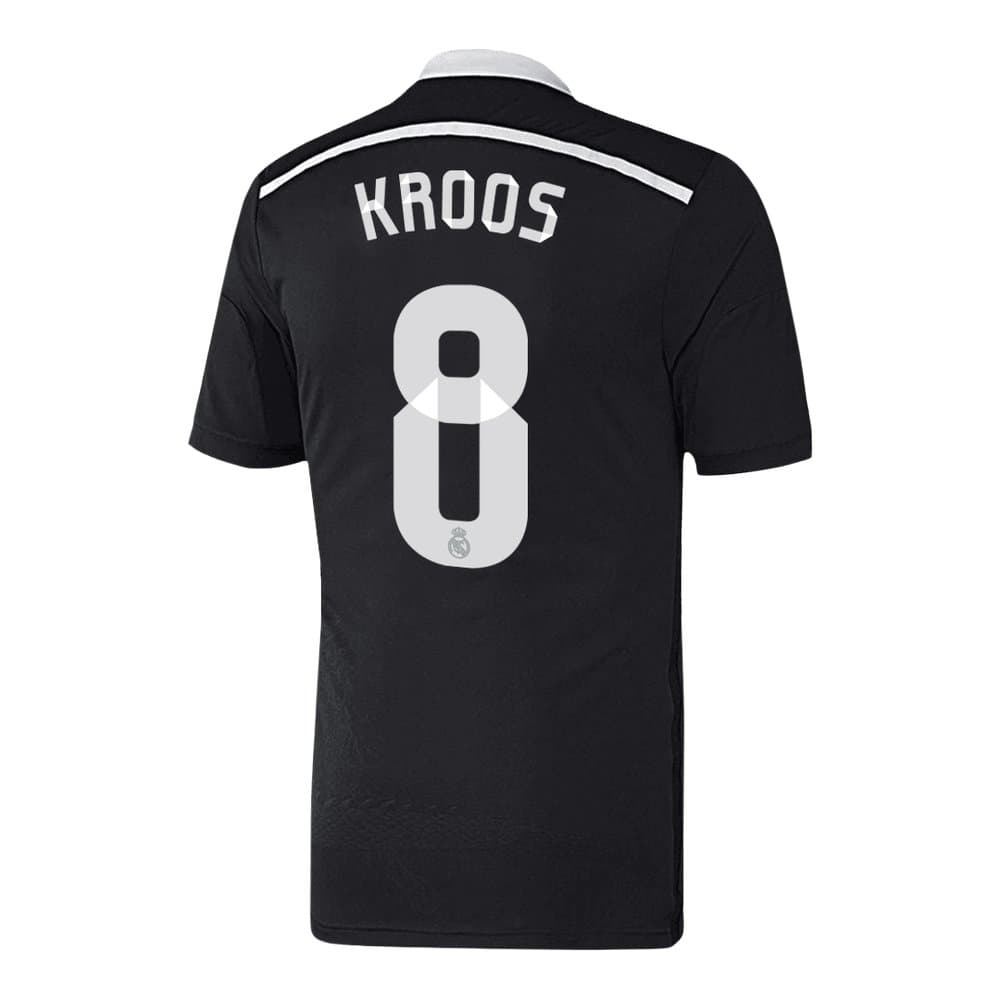 Men's KROOS #8 Real Madrid Third Away Retro Soccer Jersey 2014/15