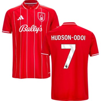 Men's HUDSON-ODOI #7 Nottingham Forest Home Replica Jersey 2025/26