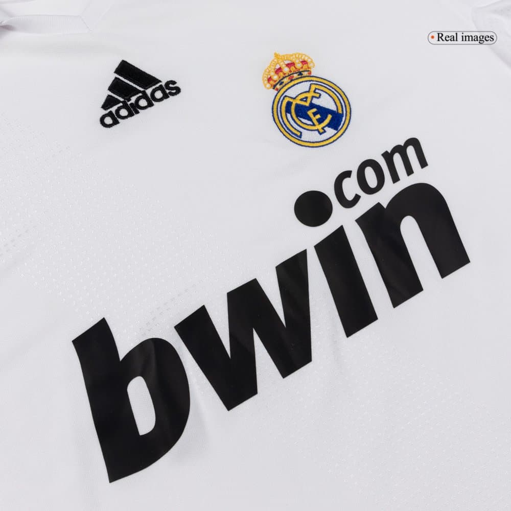 Men's Real Madrid Home Retro Soccer Jersey 2008/09 Men's Real Madrid Home Retro Soccer Jersey 2008/09