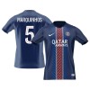 Men's MARQUINHOS #5 PSG Home Replica Soccer Jersey 2025/26 Men's MARQUINHOS #5 PSG Home Replica Soccer Jersey 2025/26