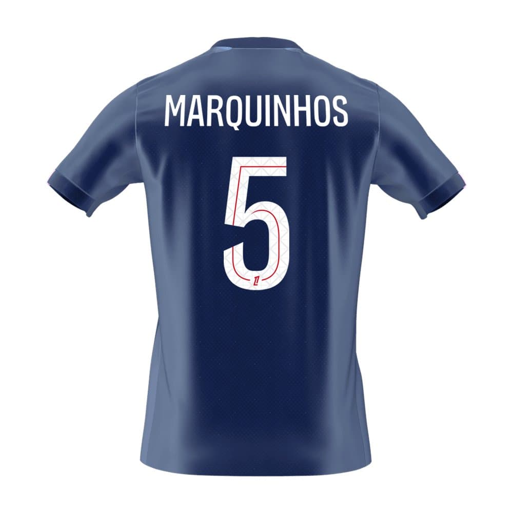 Men's MARQUINHOS #5 PSG Home Replica Soccer Jersey 2025/26 Men's MARQUINHOS #5 PSG Home Replica Soccer Jersey 2025/26