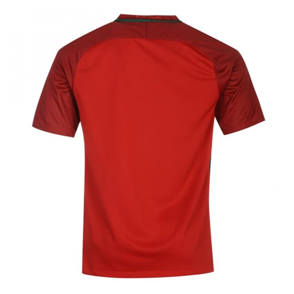 Men's Portugal Home Retro Soccer Jersey 2016