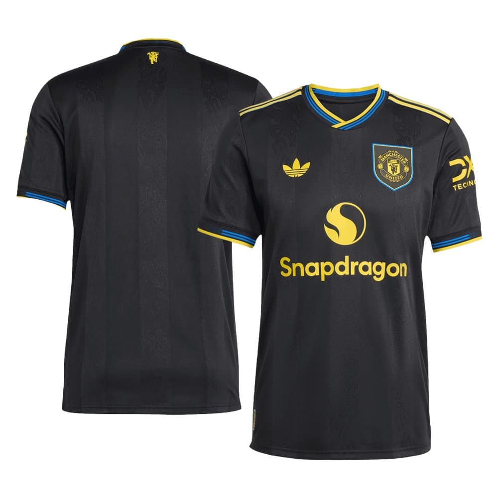 Men's Manchester United Third Away Authentic Soccer Jersey 2025/26 Men's Manchester United Third Away Authentic Soccer Jersey 2025/26