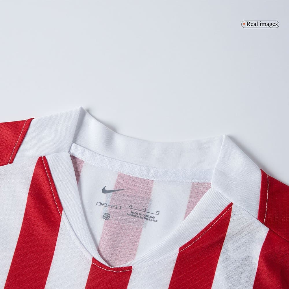 Kid's Atletico Madrid Home Soccer Jersey Kit 2025/26 Kid's Atletico Madrid Home Soccer Jersey Kit 2025/26