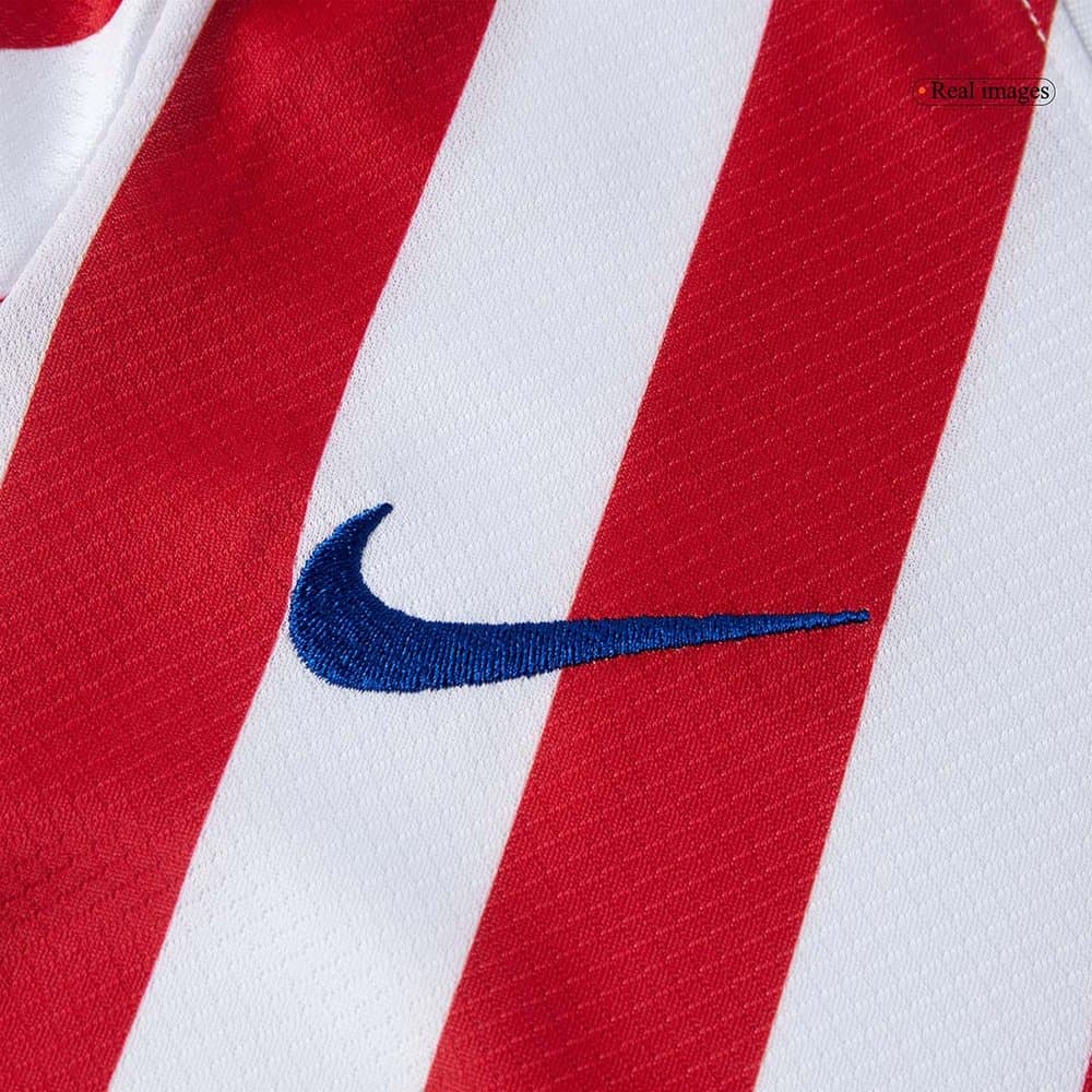 Kid's Atletico Madrid Home Soccer Jersey Kit 2025/26 Kid's Atletico Madrid Home Soccer Jersey Kit 2025/26