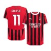 Men's PULISIC #11 AC Milan Home Authentic Soccer Jersey 2024/25 Men's PULISIC #11 AC Milan Home Authentic Soccer Jersey 2024/25
