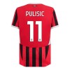 Men's PULISIC #11 AC Milan Home Authentic Soccer Jersey 2024/25 Men's PULISIC #11 AC Milan Home Authentic Soccer Jersey 2024/25