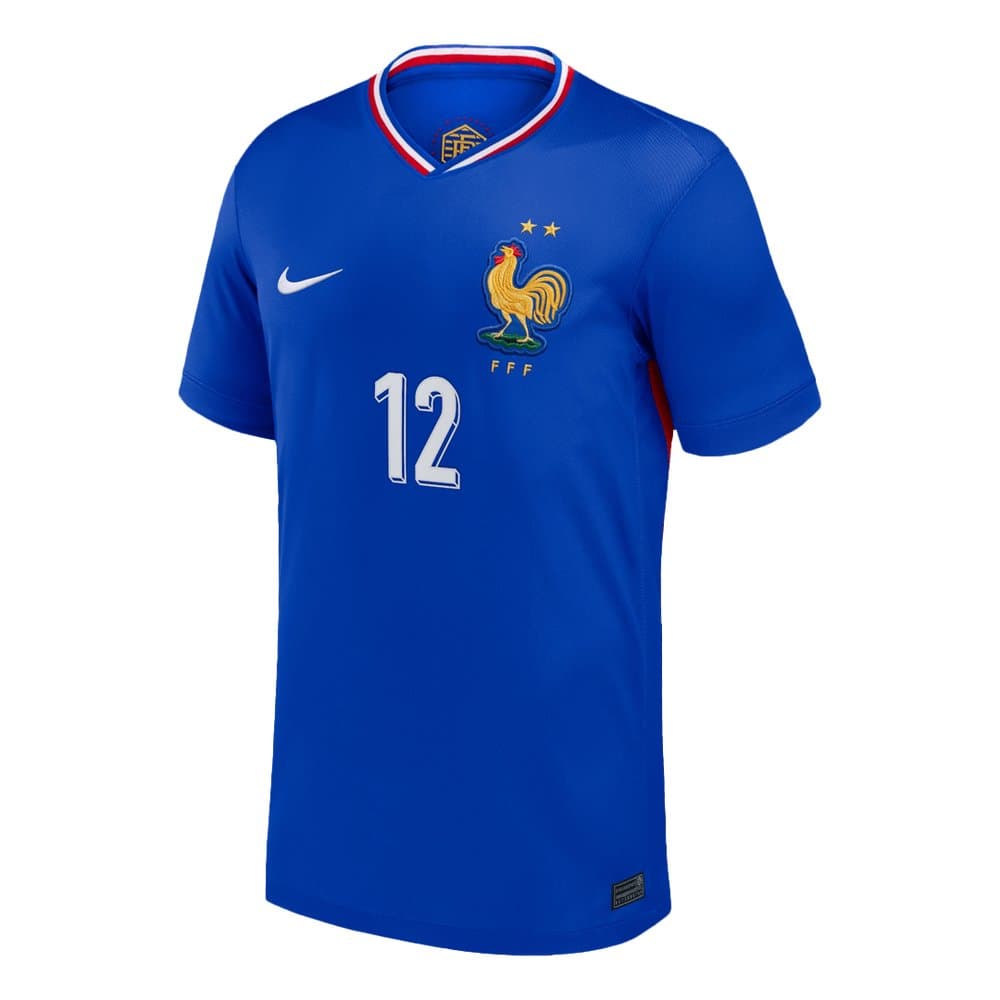 Men's KOLO MUANI #12 France Home Replica Soccer Jersey 2024