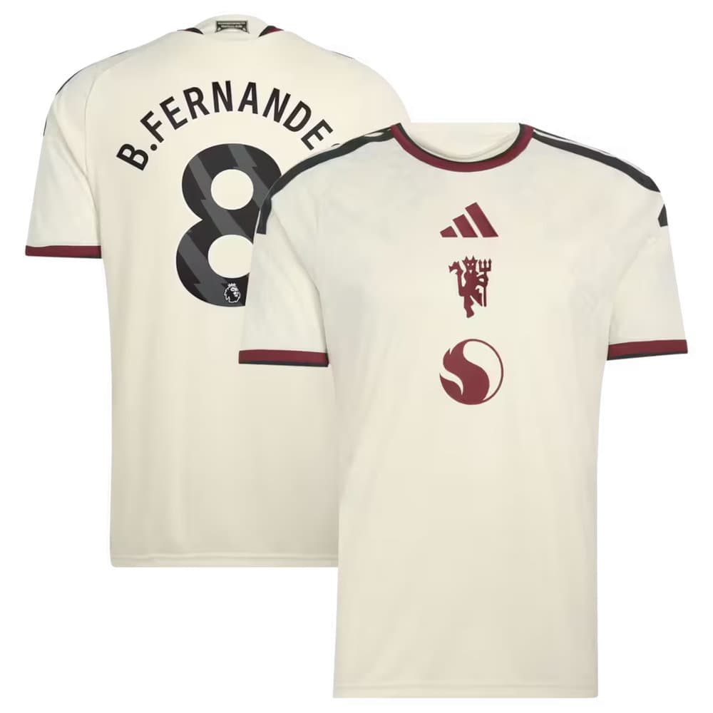 Men's B.FERNANDES #8 Manchester United Third Replica Jersey 2026/27