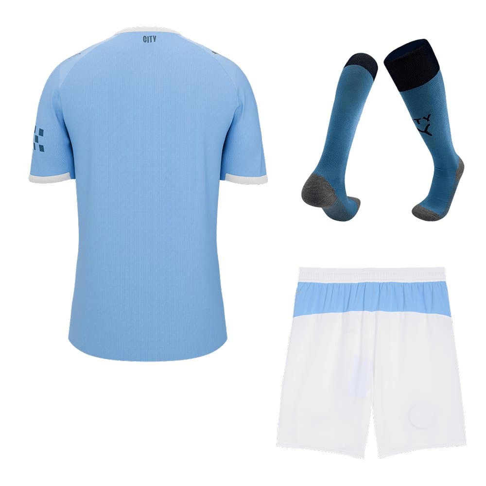 Men's Manchester City Home Jersey Full Kit 2025/26 Men's Manchester City Home Jersey Full Kit 2025/26