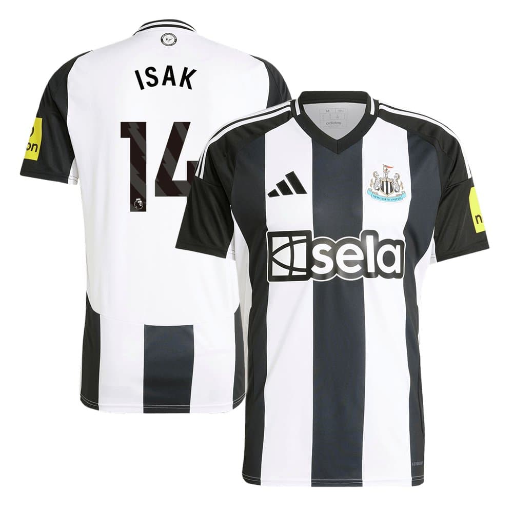 Men's ISAK #14 Newcastle United Home Replica Soccer Jersey 2024/25 Men's ISAK #14 Newcastle United Home Replica Soccer Jersey 2024/25
