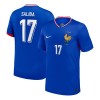 Men's SALIBA #17 France Home Replica Soccer Jersey 2024 Men's SALIBA #17 France Home Replica Soccer Jersey 2024