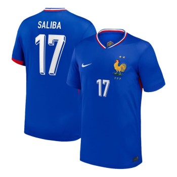 Men's SALIBA #17 France Home Replica Soccer Jersey 2024 Men's SALIBA #17 France Home Replica Soccer Jersey 2024