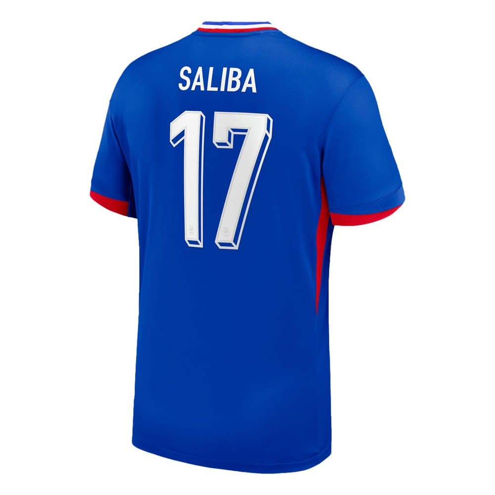 Men's SALIBA #17 France Home Replica Soccer Jersey 2024 Men's SALIBA #17 France Home Replica Soccer Jersey 2024