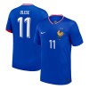 Men's OLISE #11 France Home Replica Soccer Jersey 2024
