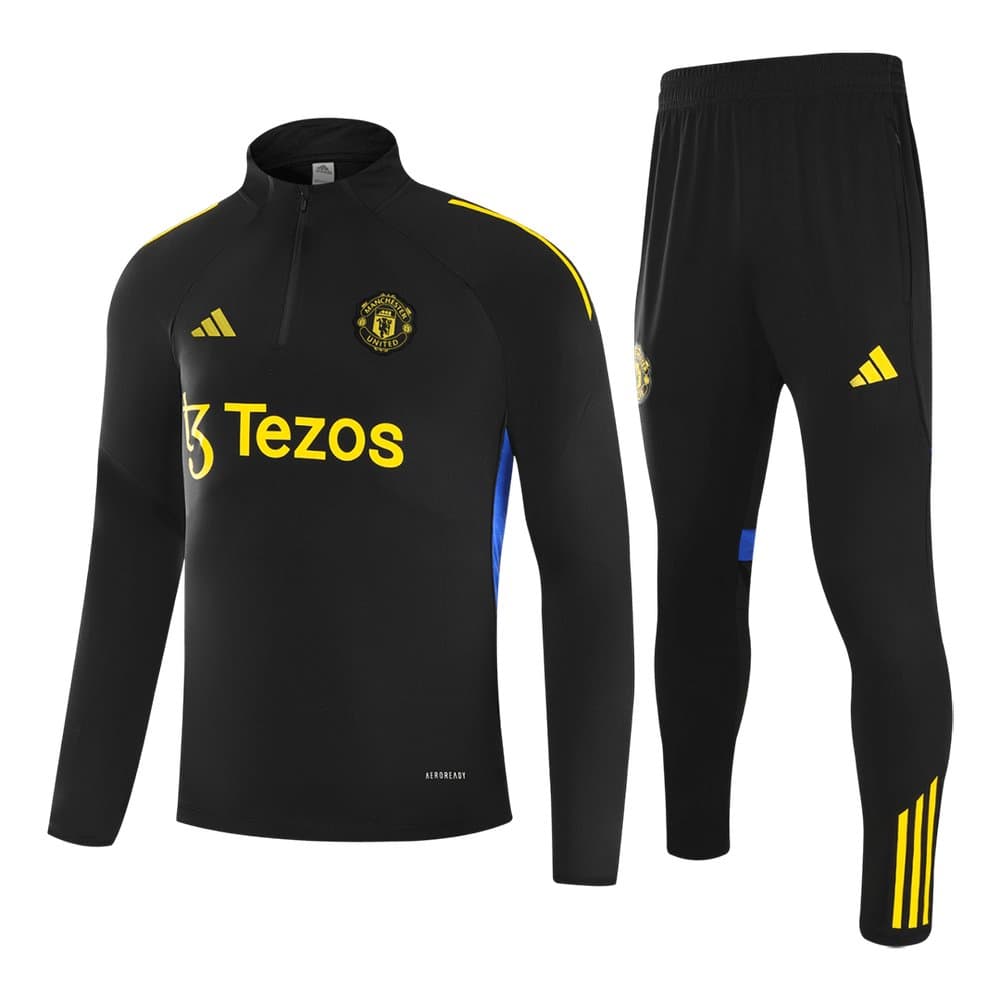 Kid's Manchester United 1/4 Zip Tracksuit 2025/26