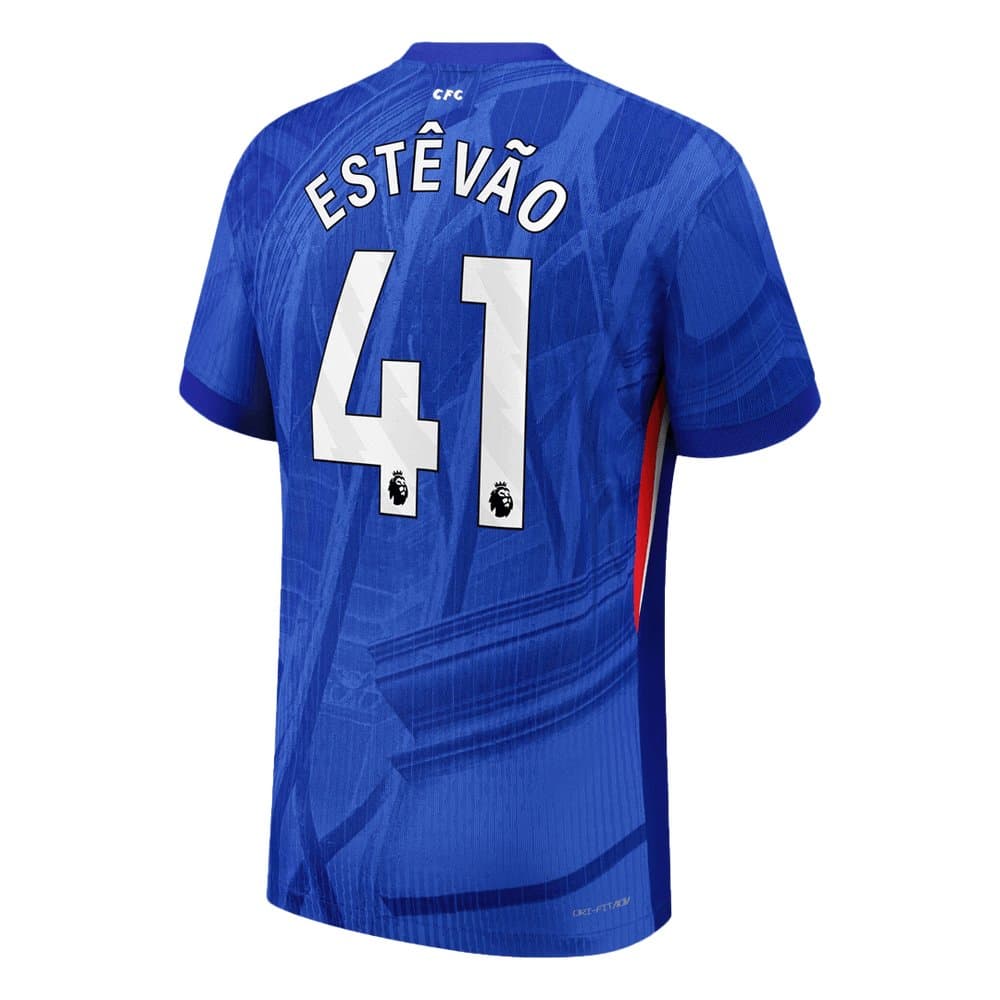 Men's ESTÊVÃO #41 Chelsea Home Authentic Jersey 2025/26 Men's ESTÊVÃO #41 Chelsea Home Authentic Jersey 2025/26